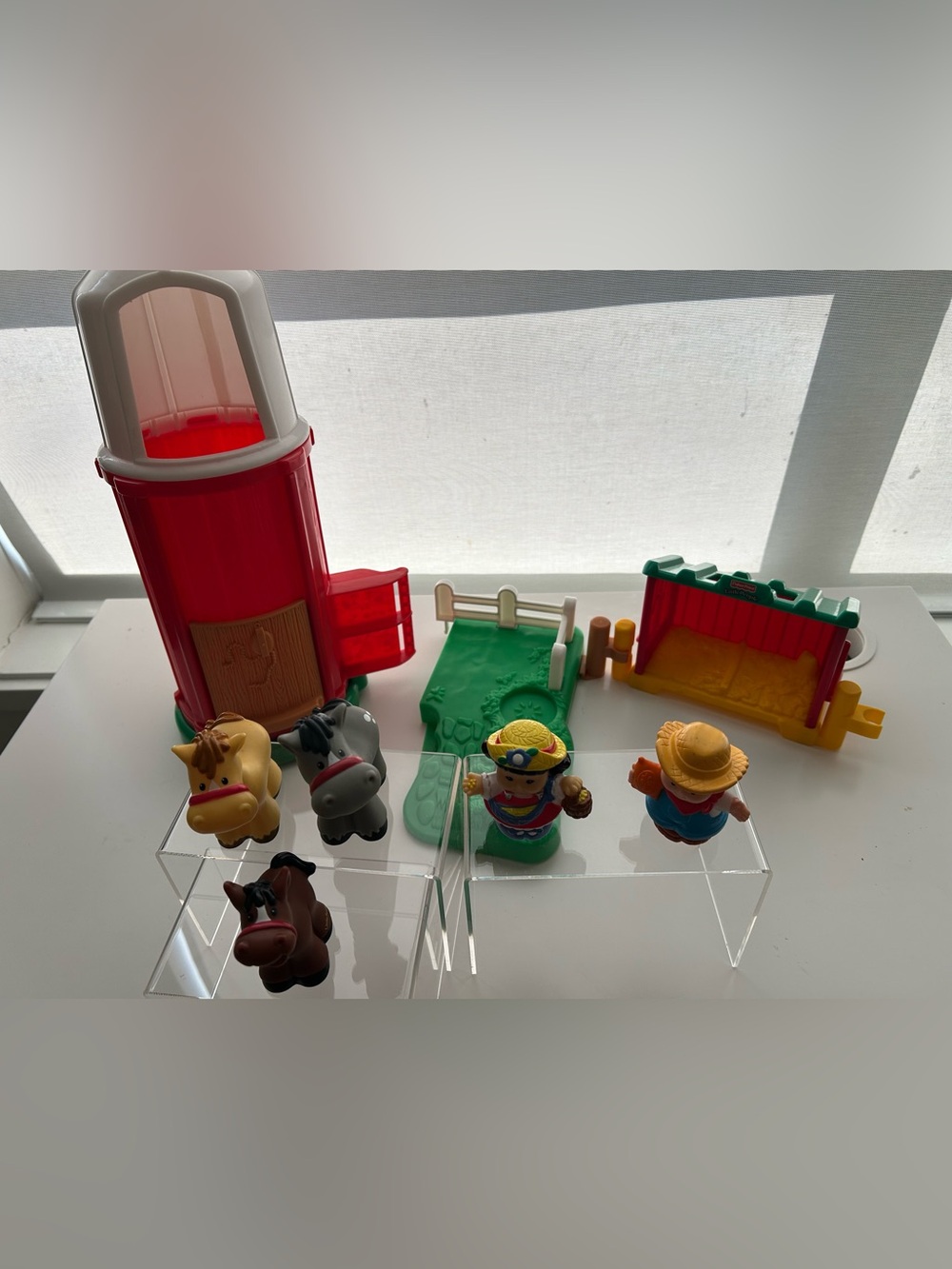 Fisher-Price Little People Red Barn Playset Lot